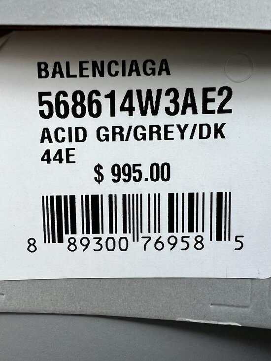 Balenciaga Men’s Track 2 Metallic Caged Trainer Sneakers Size 11E main image 10